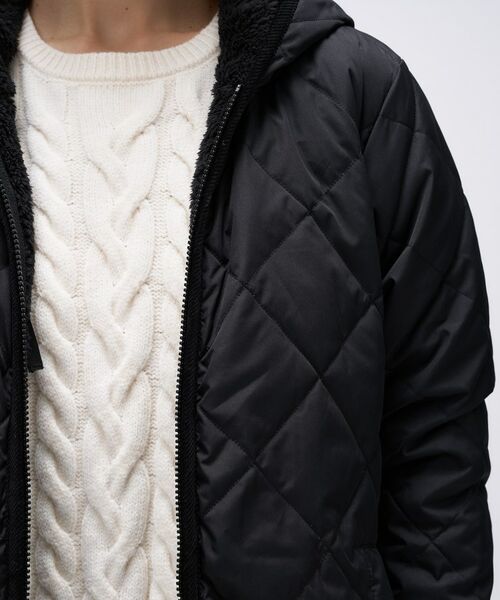 cloenc / クロエンス ダウンジャケット・ベスト | 【TAION】シティ リバーシブル パイピングフード ダウン×ボア コート | 詳細19