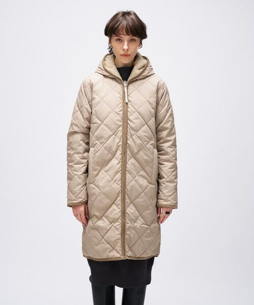 cloenc / クロエンス ダウンジャケット・ベスト | 【TAION】シティ リバーシブル パイピングフード ダウン×ボア コート | 詳細2