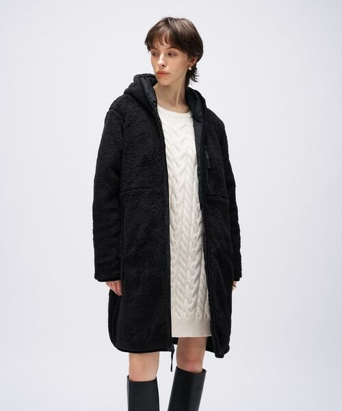 cloenc / クロエンス ダウンジャケット・ベスト | 【TAION】シティ リバーシブル パイピングフード ダウン×ボア コート | 詳細21