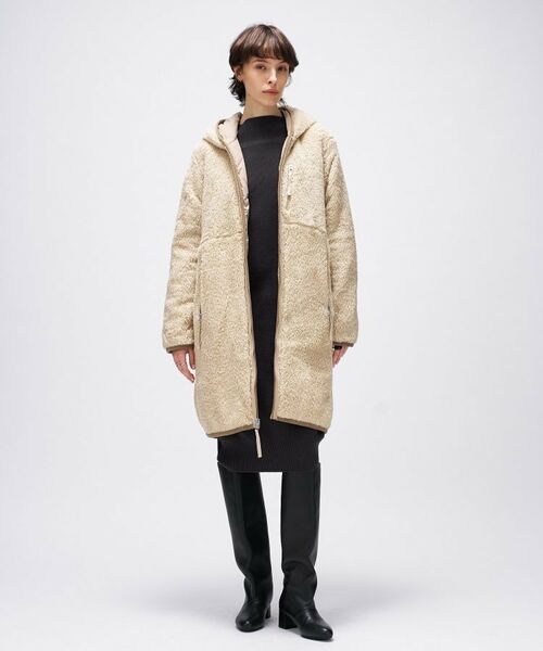 cloenc / クロエンス ダウンジャケット・ベスト | 【TAION】シティ リバーシブル パイピングフード ダウン×ボア コート | 詳細9