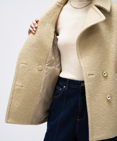 cloenc / クロエンス ピーコート | ループメルトンPコート | 詳細13