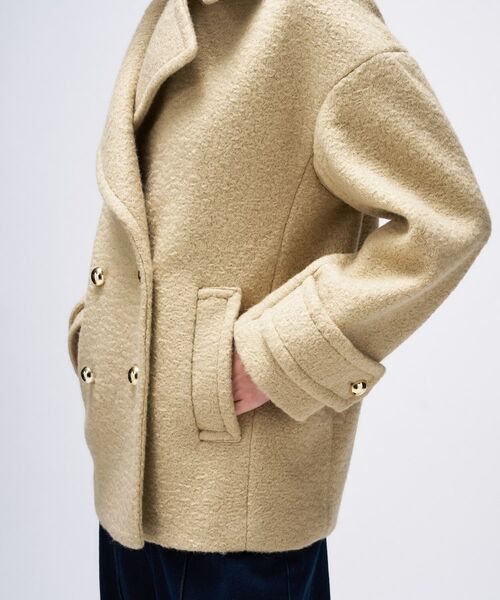 cloenc / クロエンス ピーコート | ループメルトンPコート | 詳細14