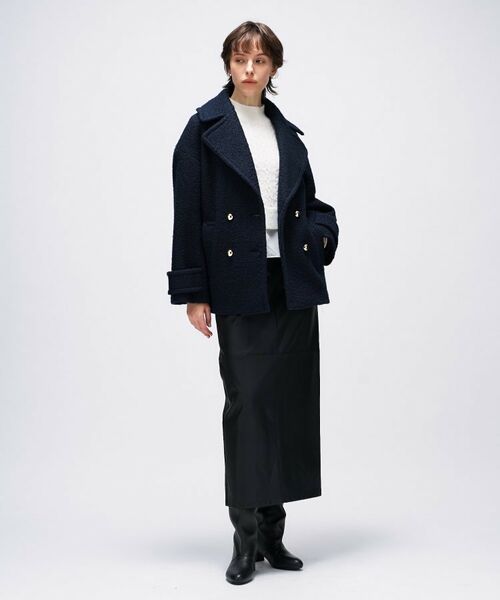 cloenc / クロエンス ピーコート | ループメルトンPコート | 詳細18