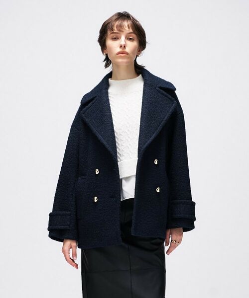 cloenc / クロエンス ピーコート | ループメルトンPコート | 詳細19