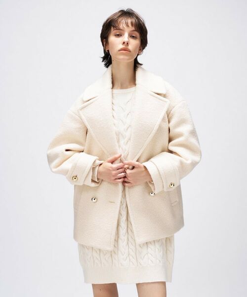 cloenc / クロエンス ピーコート | ループメルトンPコート | 詳細3