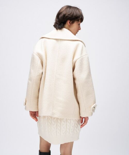 cloenc / クロエンス ピーコート | ループメルトンPコート | 詳細6