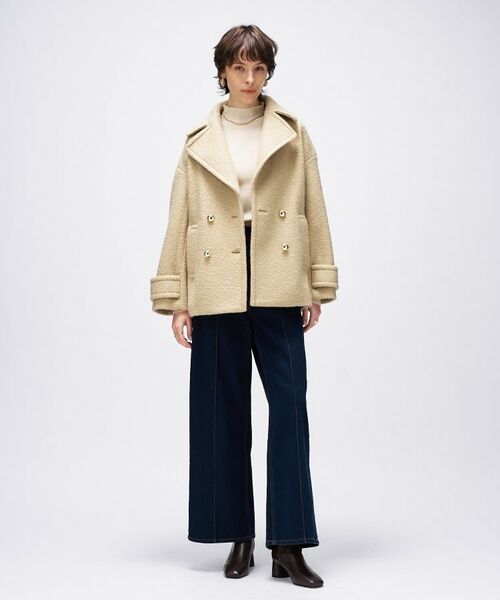 cloenc / クロエンス ピーコート | ループメルトンPコート | 詳細8