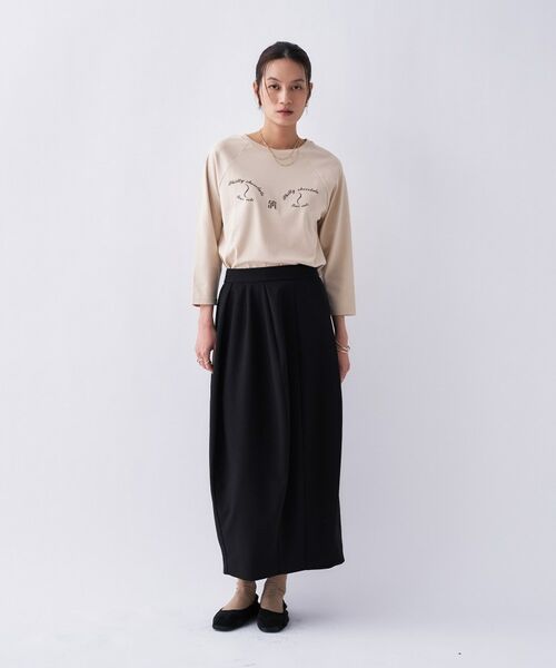 cloenc / クロエンス Tシャツ | 【Philly chocolate】キャットプリントロングTシャツ | 詳細8