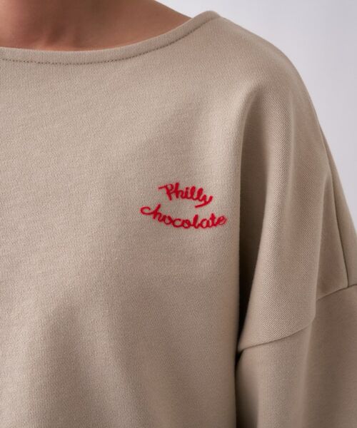 cloenc / クロエンス スウェット | 【Philly chocolate】キャットモチーフ2wayスウェット | 詳細11