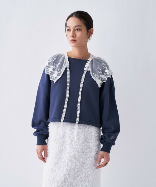 cloenc / クロエンス スウェット | 【Philly chocolate】キャットモチーフ2wayスウェット | 詳細14