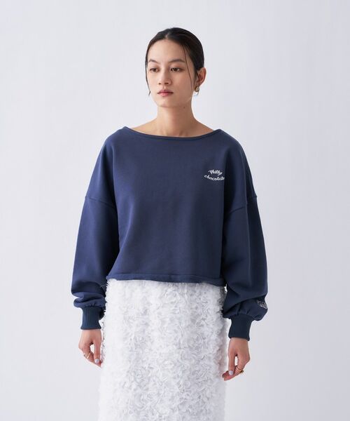 cloenc / クロエンス スウェット | 【Philly chocolate】キャットモチーフ2wayスウェット | 詳細17