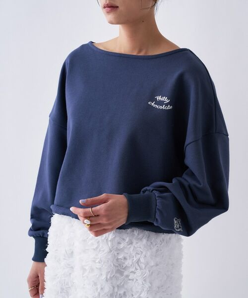 cloenc / クロエンス スウェット | 【Philly chocolate】キャットモチーフ2wayスウェット | 詳細20