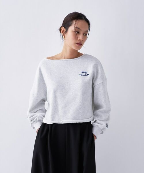 cloenc / クロエンス スウェット | 【Philly chocolate】キャットモチーフ2wayスウェット | 詳細4