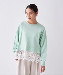 cloenc / クロエンス ニット・セーター | 【手洗い可】ハイゲージレースニットプルオーバー