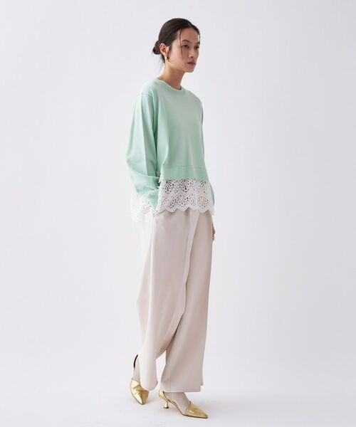 cloenc / クロエンス ニット・セーター | 【手洗い可】ハイゲージレースニットプルオーバー | 詳細19