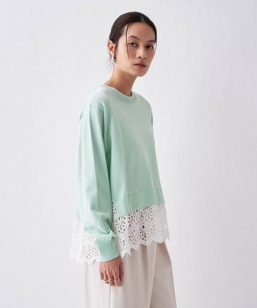cloenc / クロエンス ニット・セーター | 【手洗い可】ハイゲージレースニットプルオーバー | 詳細21