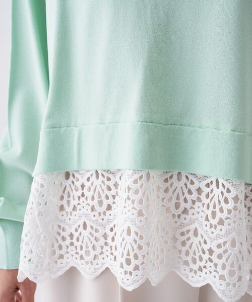 cloenc / クロエンス ニット・セーター | 【手洗い可】ハイゲージレースニットプルオーバー | 詳細24