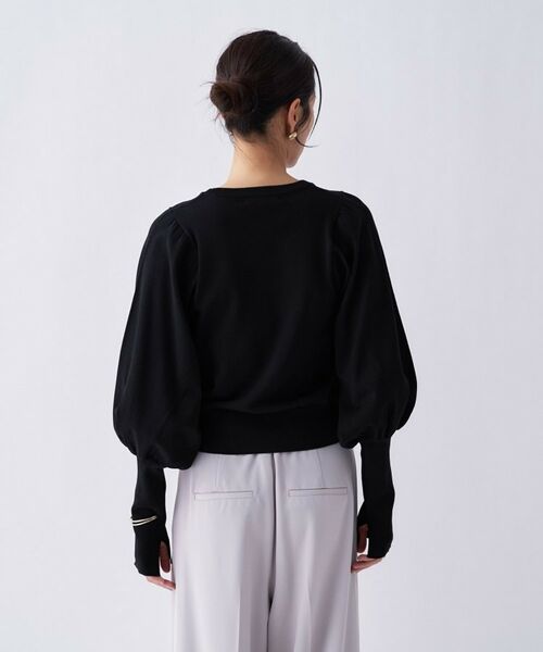 cloenc / クロエンス ニット・セーター | 【2way／手洗い可】2wayレースパフスリーブニット | 詳細20