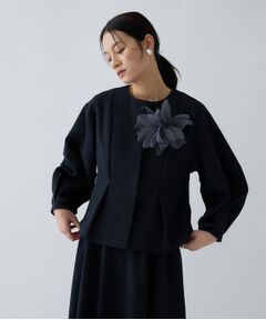 cloenc / クロエンス レザーブルゾン・ジャケット | 【セットアップ／オケージョン／手洗い可】ダンボールペプラムブルゾン