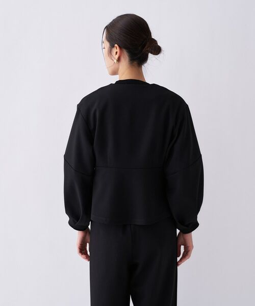 cloenc / クロエンス レザーブルゾン・ジャケット | 【セットアップ／手洗い可】ダンボールノーカラーブルゾン | 詳細9