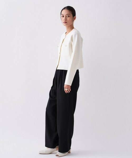 cloenc / クロエンス カーディガン・ボレロ | 【オケージョン／手洗い可】ノーカラーニットカーディガン | 詳細23