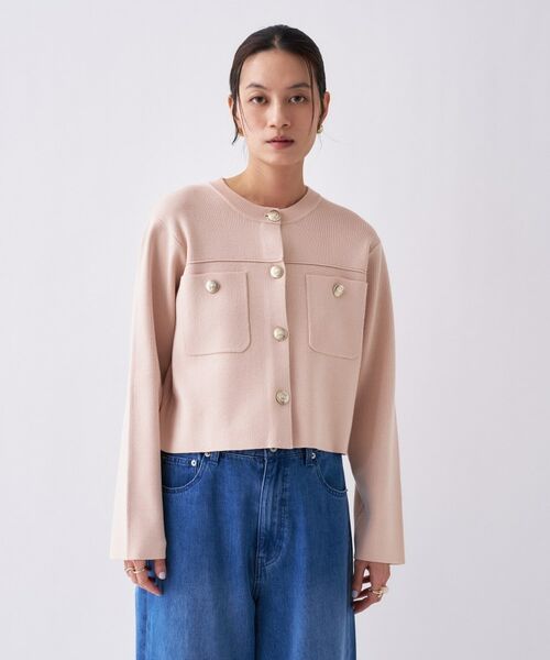 cloenc / クロエンス カーディガン・ボレロ | 【オケージョン／手洗い可】ノーカラーニットカーディガン | 詳細30