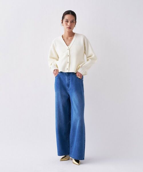 cloenc / クロエンス カーディガン・ボレロ | 【手洗い可】ペプラムニットカーディガン | 詳細1