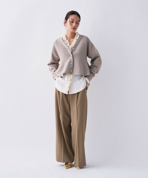 cloenc / クロエンス カーディガン・ボレロ | 【手洗い可】ペプラムニットカーディガン | 詳細11