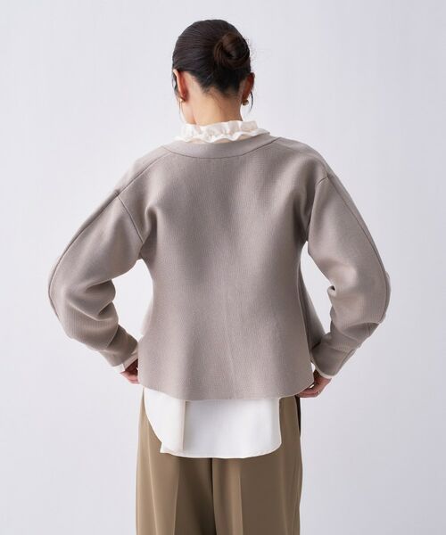 cloenc / クロエンス カーディガン・ボレロ | 【手洗い可】ペプラムニットカーディガン | 詳細15