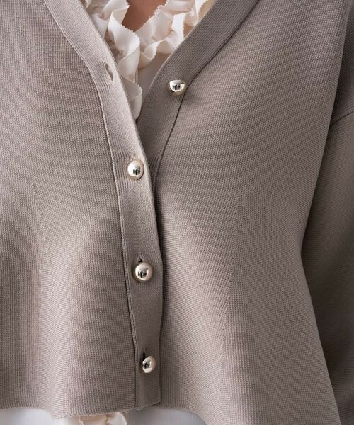 cloenc / クロエンス カーディガン・ボレロ | 【手洗い可】ペプラムニットカーディガン | 詳細16