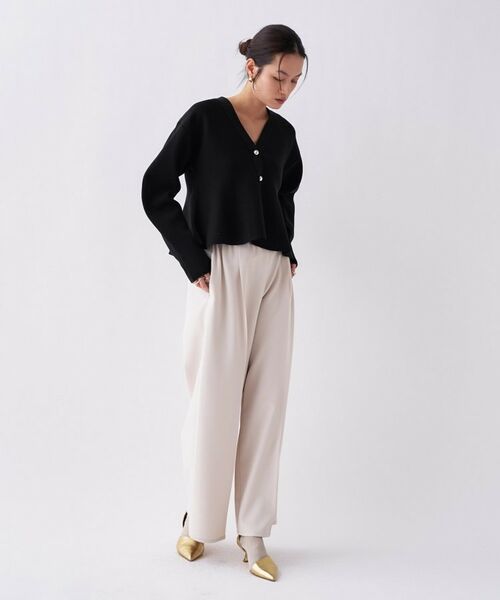 cloenc / クロエンス カーディガン・ボレロ | 【手洗い可】ペプラムニットカーディガン | 詳細18