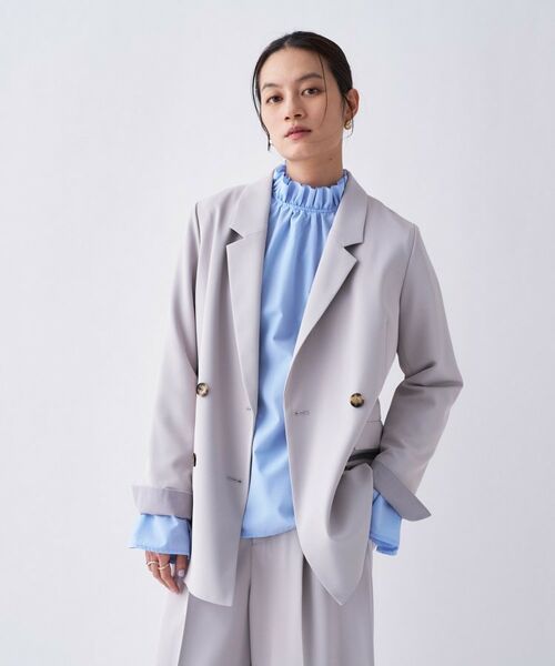 cloenc / クロエンス テーラードジャケット | 【セットアップ可／防花粉】ライトテーラードジャケット | 詳細10
