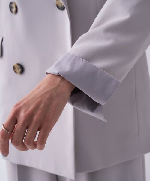 cloenc / クロエンス テーラードジャケット | 【セットアップ可／防花粉】ライトテーラードジャケット | 詳細15