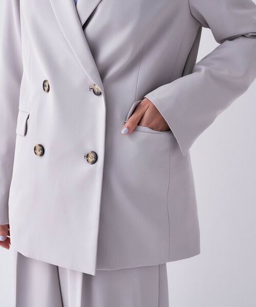cloenc / クロエンス テーラードジャケット | 【セットアップ可／防花粉】ライトテーラードジャケット | 詳細21