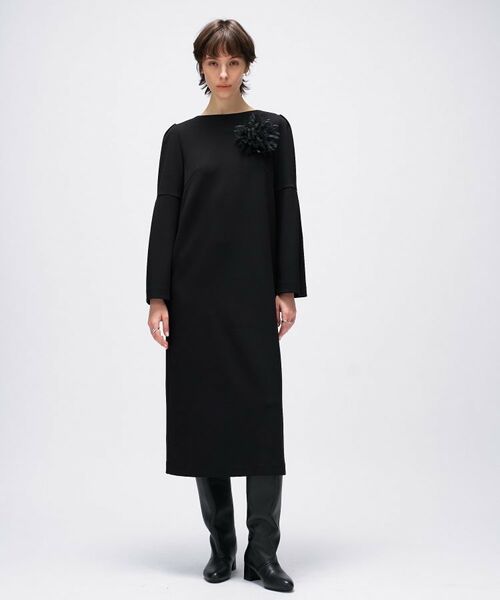 cloenc / クロエンス ロング・マキシ丈ワンピース | 【セットアイテム／手洗い可】ドットチュールレイヤードセットワンピース | 詳細11