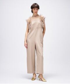 cloenc / クロエンス サロペット・オールインワン | 【セットアイテム／手洗い可】チュールボレロ付きサロペット