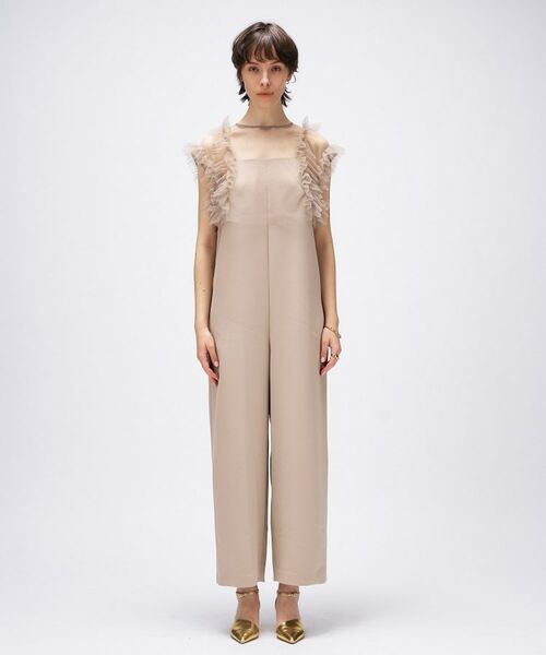 cloenc / クロエンス サロペット・オールインワン | 【セットアイテム／手洗い可】チュールボレロ付きサロペット | 詳細1