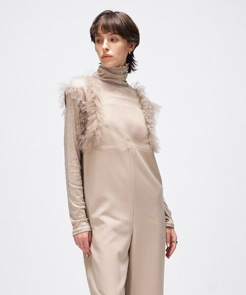 cloenc / クロエンス サロペット・オールインワン | 【セットアイテム／手洗い可】チュールボレロ付きサロペット | 詳細12