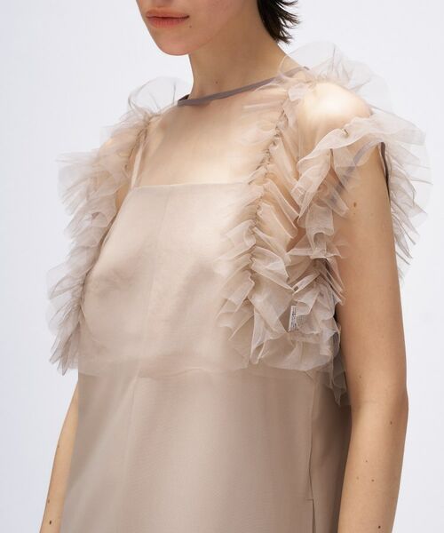 cloenc / クロエンス サロペット・オールインワン | 【セットアイテム／手洗い可】チュールボレロ付きサロペット | 詳細5