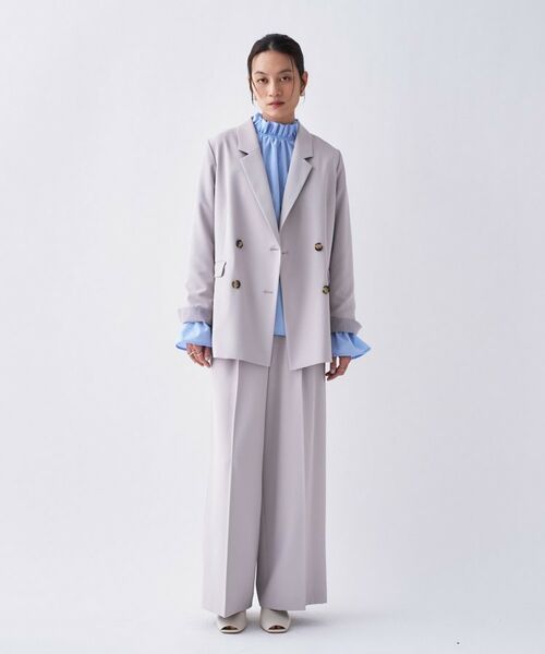 cloenc / クロエンス パンツ | 【セットアップ可／防花粉】イージータックワイドパンツ | 詳細1