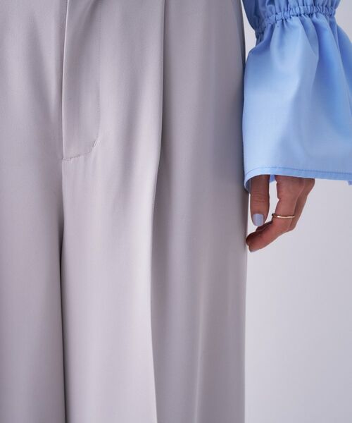 cloenc / クロエンス パンツ | 【セットアップ可／防花粉】イージータックワイドパンツ | 詳細11