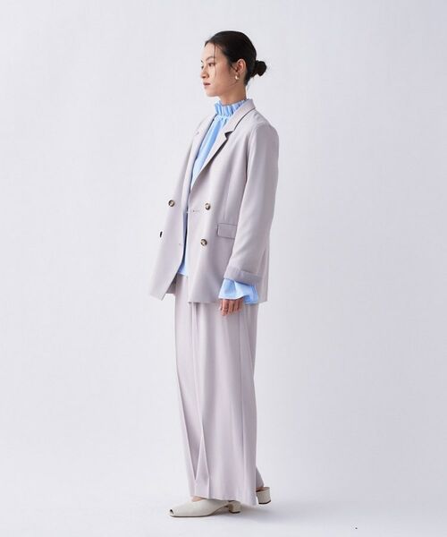 cloenc / クロエンス パンツ | 【セットアップ可／防花粉】イージータックワイドパンツ | 詳細2