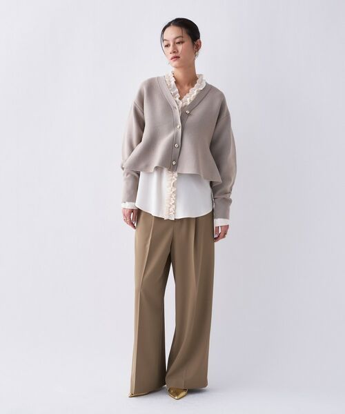 cloenc / クロエンス パンツ | 【防花粉／オケージョン／セットアップ】イージータックワイドパンツ | 詳細27