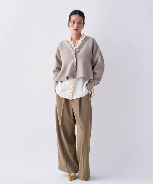 cloenc / クロエンス パンツ | 【防花粉／オケージョン／セットアップ】イージータックワイドパンツ | 詳細28