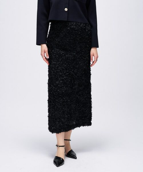 cloenc / クロエンス ロング・マキシ丈スカート | 【手洗い可】フラワーチュールレーススカート | 詳細11