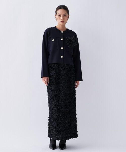 cloenc / クロエンス ロング・マキシ丈スカート | 【オケージョン／手洗い可】フラワーチュールレーススカート | 詳細15