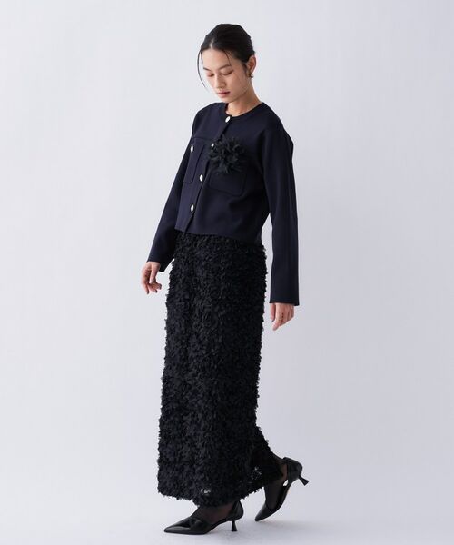 cloenc / クロエンス ロング・マキシ丈スカート | 【オケージョン／手洗い可】フラワーチュールレーススカート | 詳細16