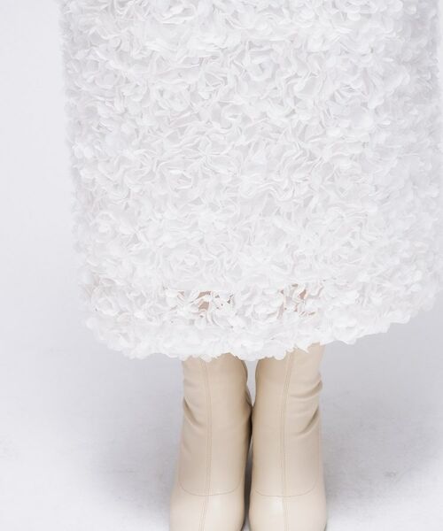 cloenc / クロエンス ロング・マキシ丈スカート | 【手洗い可】フラワーチュールレーススカート | 詳細7