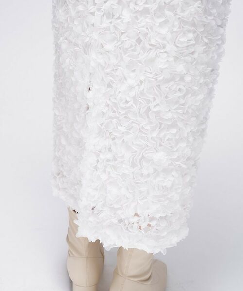 cloenc / クロエンス ロング・マキシ丈スカート | 【手洗い可】フラワーチュールレーススカート | 詳細8