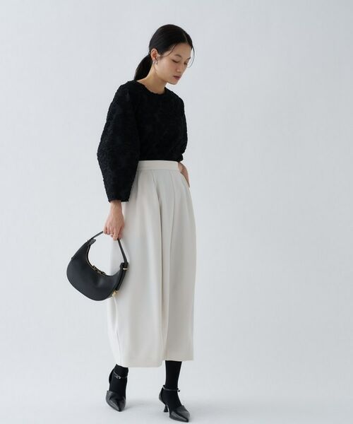 cloenc / クロエンス ロング・マキシ丈スカート | 【セットアップ／オケージョン／マシンウォッシュ】ダンボールコクーンスカート | 詳細13